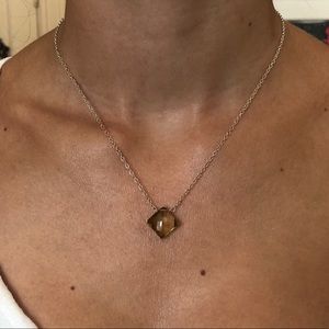 Smoky Quartz Sterling Necklace